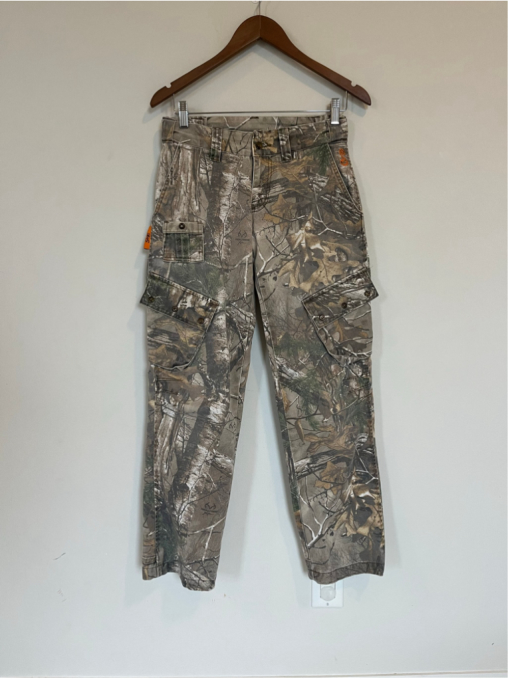 Realtree SHE Outdoor Camo Cargo Pants Beige Brown Hunting Camoflauge